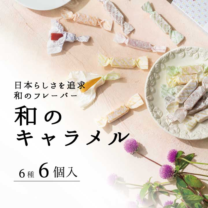 46/ とろける【和のキャラメル６個入】６種６個